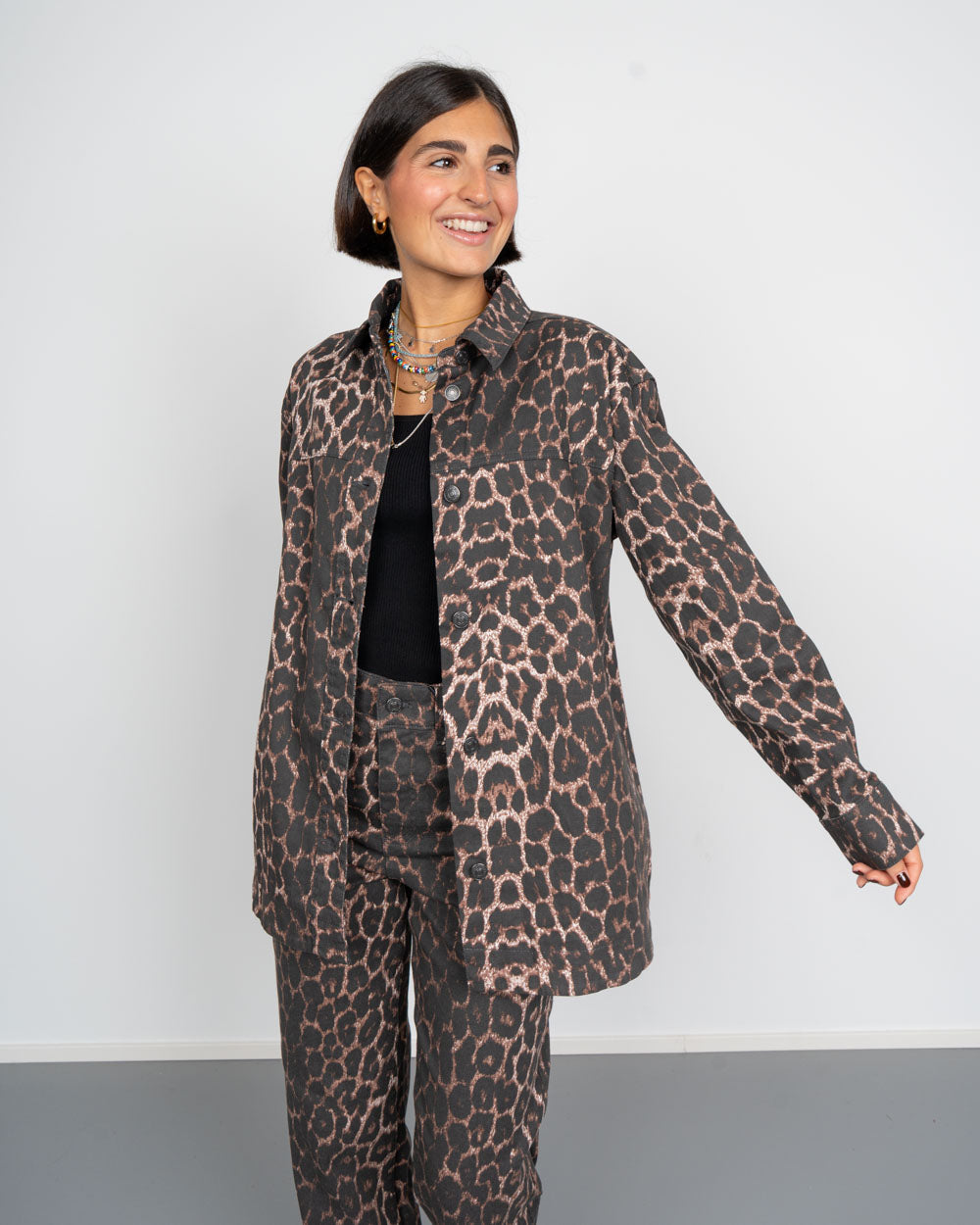 GIUBBINO KENNA LEOPARDATO