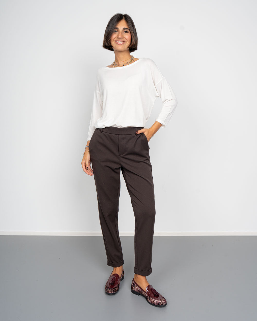 PANTALONE MAYA CIOCCOLATO