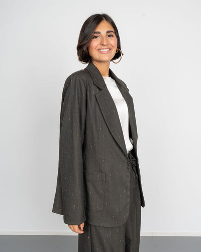 GIACCA GRETA MILITARE