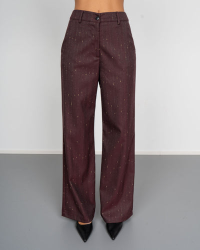 PANTALONE GIORGIA BORDEAUX