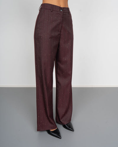 PANTALONE GIORGIA BORDEAUX