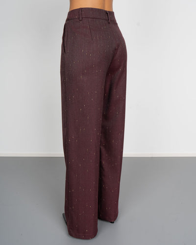 PANTALONE GIORGIA BORDEAUX
