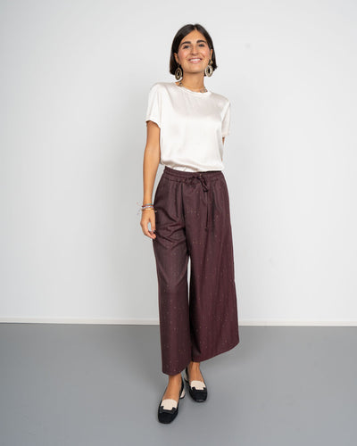 PANTALONE GIOIA BORDEAUX