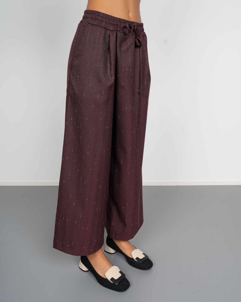 PANTALONE GIOIA BORDEAUX