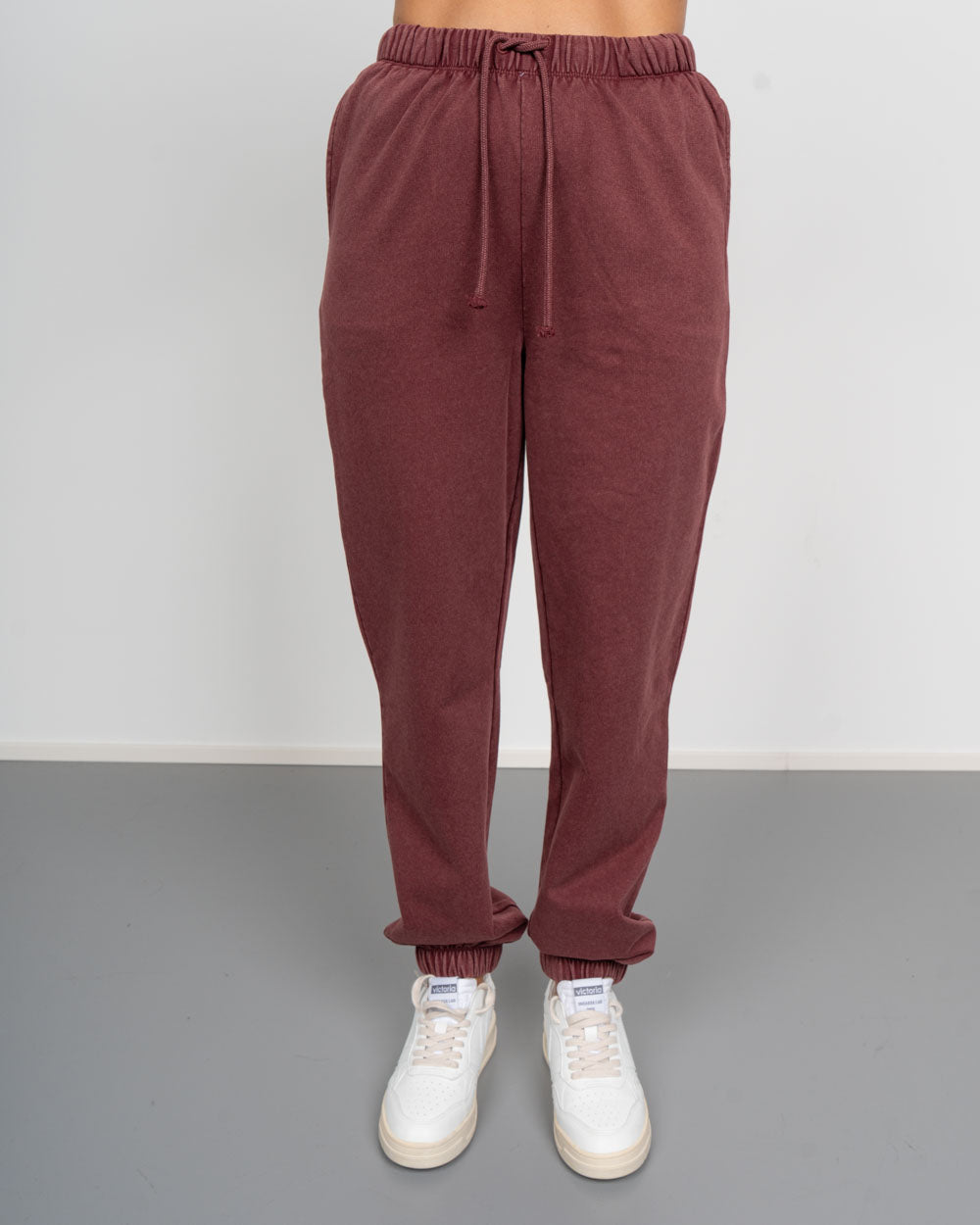 PANTALONE CHILLI WIDE BORDEAUX