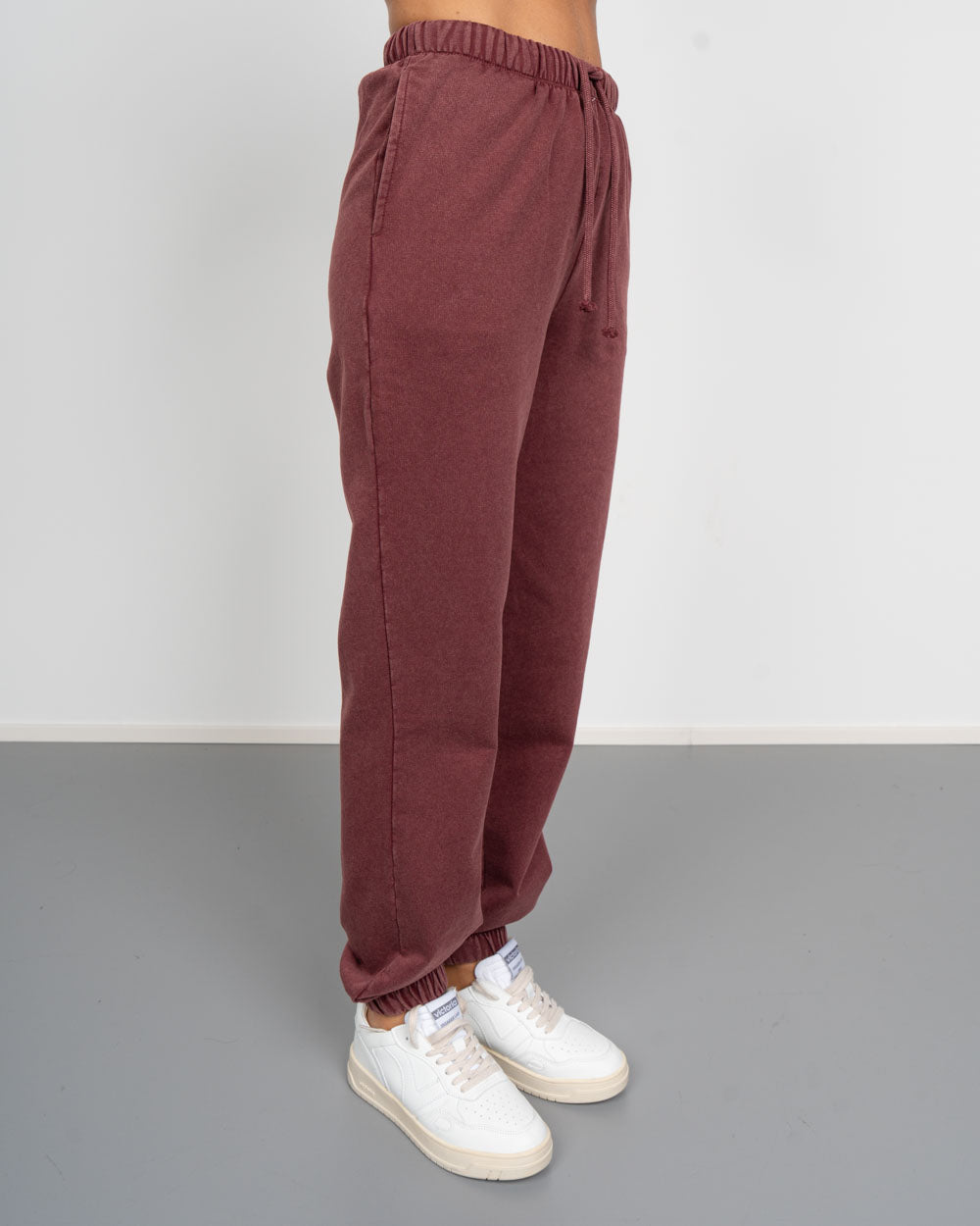 PANTALONE CHILLI WIDE BORDEAUX