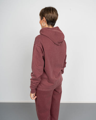 FELPA CHILLI HOOD BORDEAUX