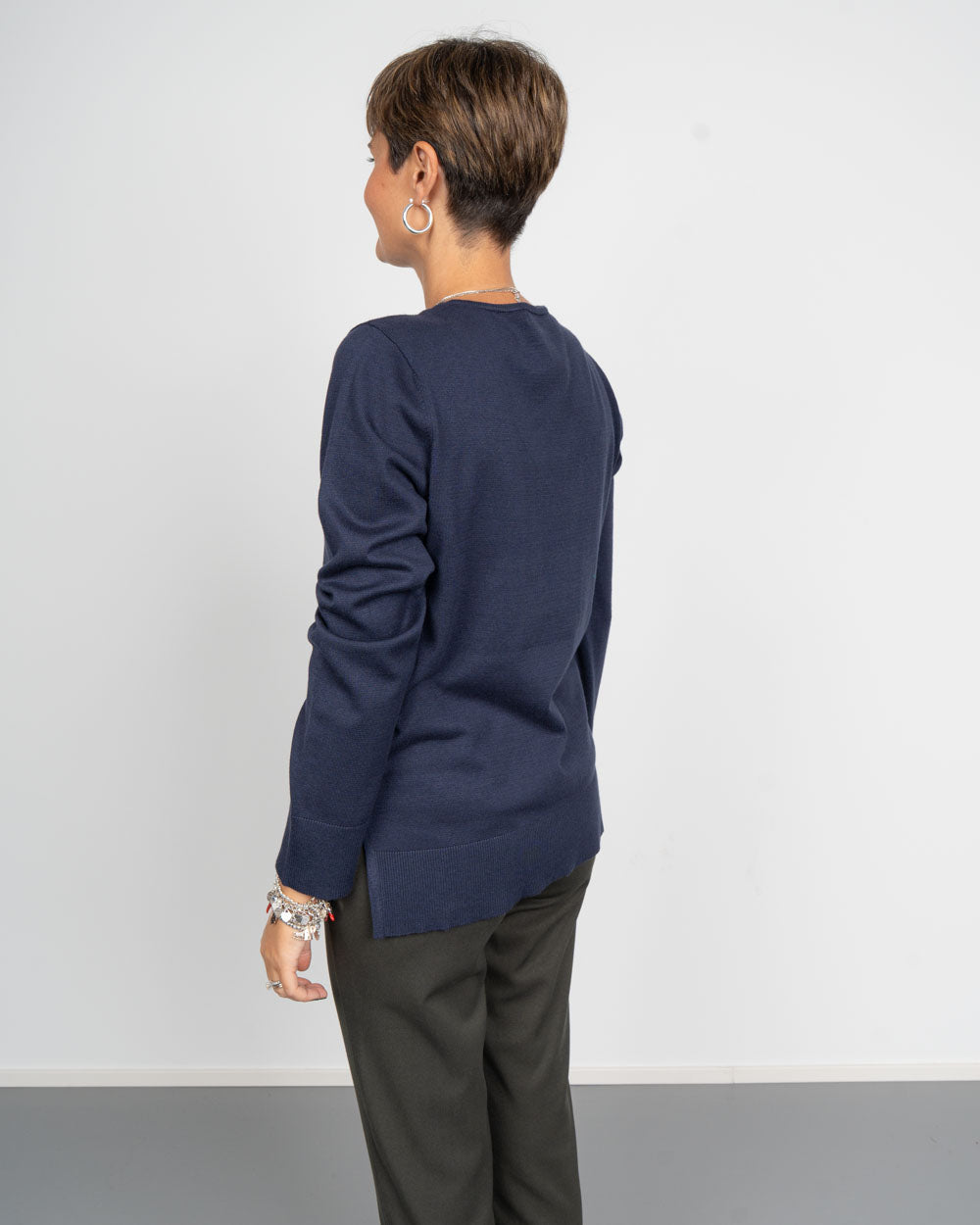 MAGLIONE SILJE LS BLU