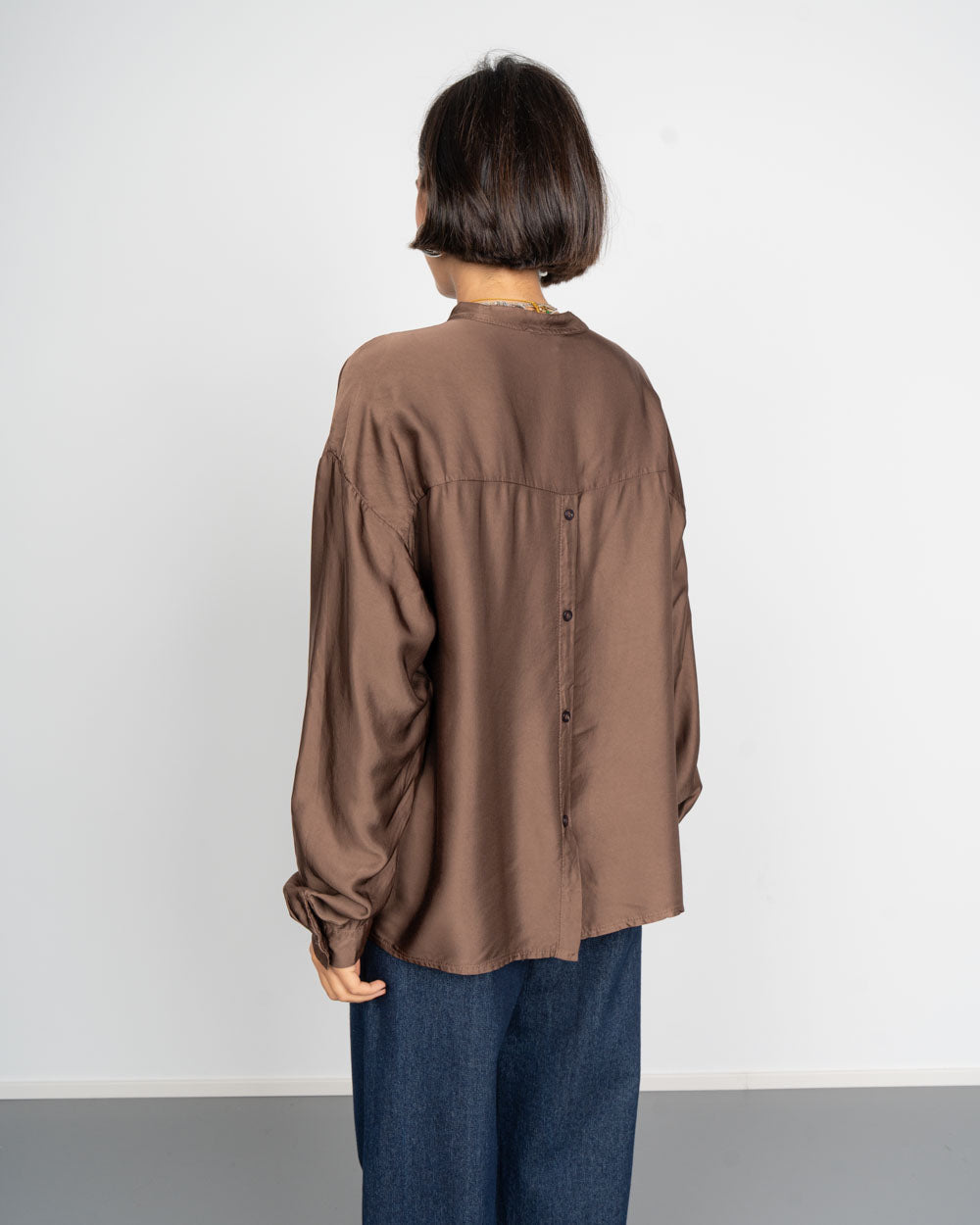 CAMICIA ELSA CIOCCOLATO