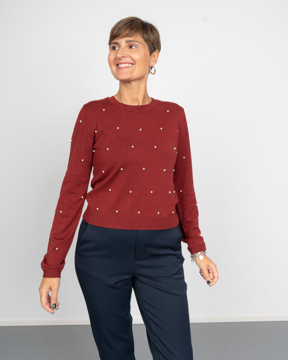 MAGLIONE GLORY BORDEAUX