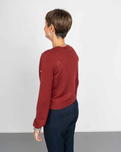MAGLIONE GLORY BORDEAUX