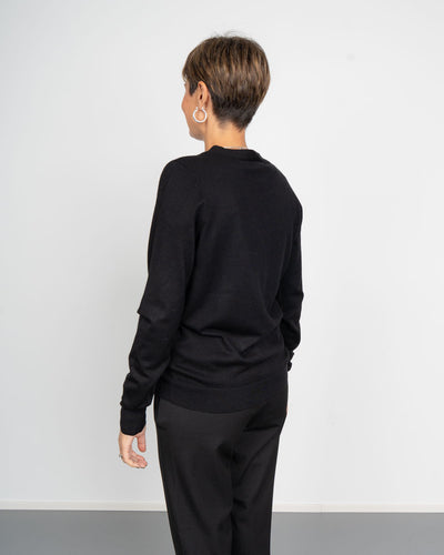 CARDIGAN SILJE CARD NERO