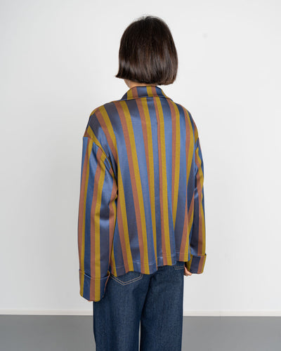 GIACCA EMILY OLIO/MARRONE/BLU