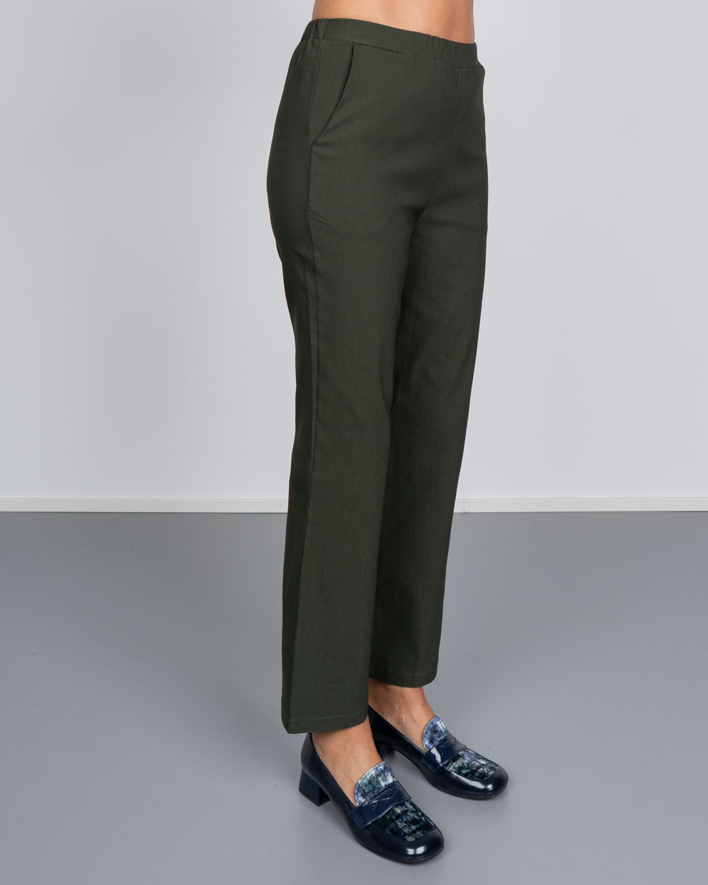 PANTALONE CHANTAL VERDE MILITARE