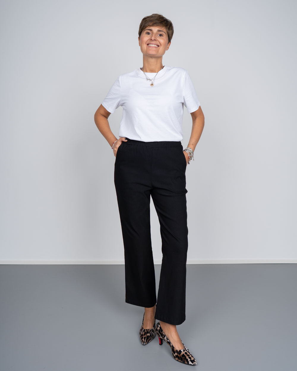 PANTALONE CHANTAL NERO