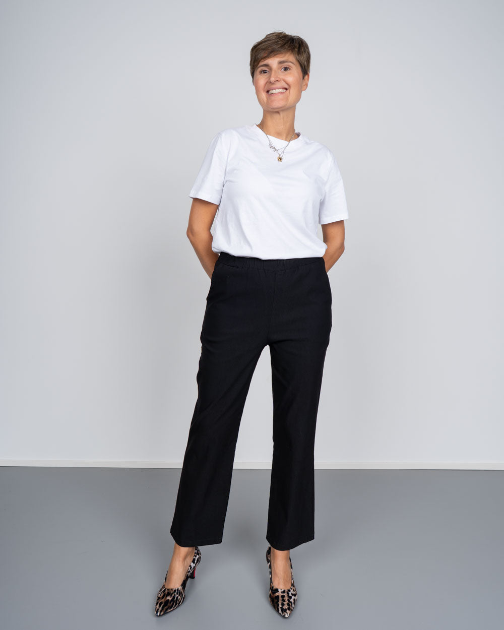PANTALONE CHANTAL NERO