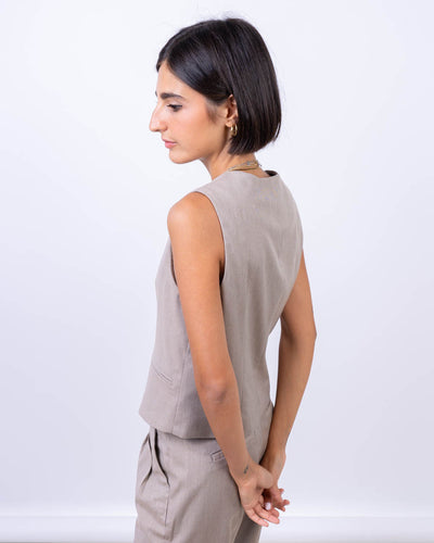 GILET DAGNY BEIGE