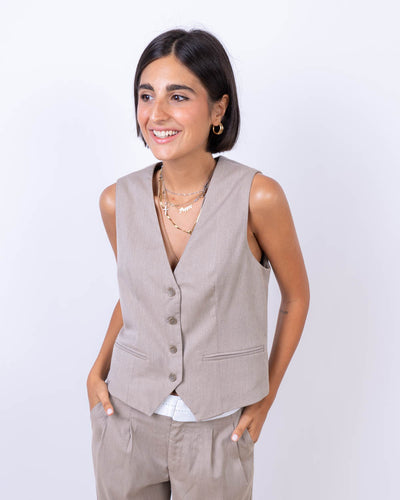 GILET DAGNY BEIGE