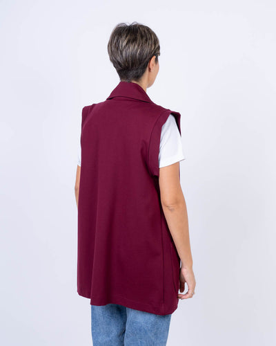 GILET JAP 03 BORDEAUX
