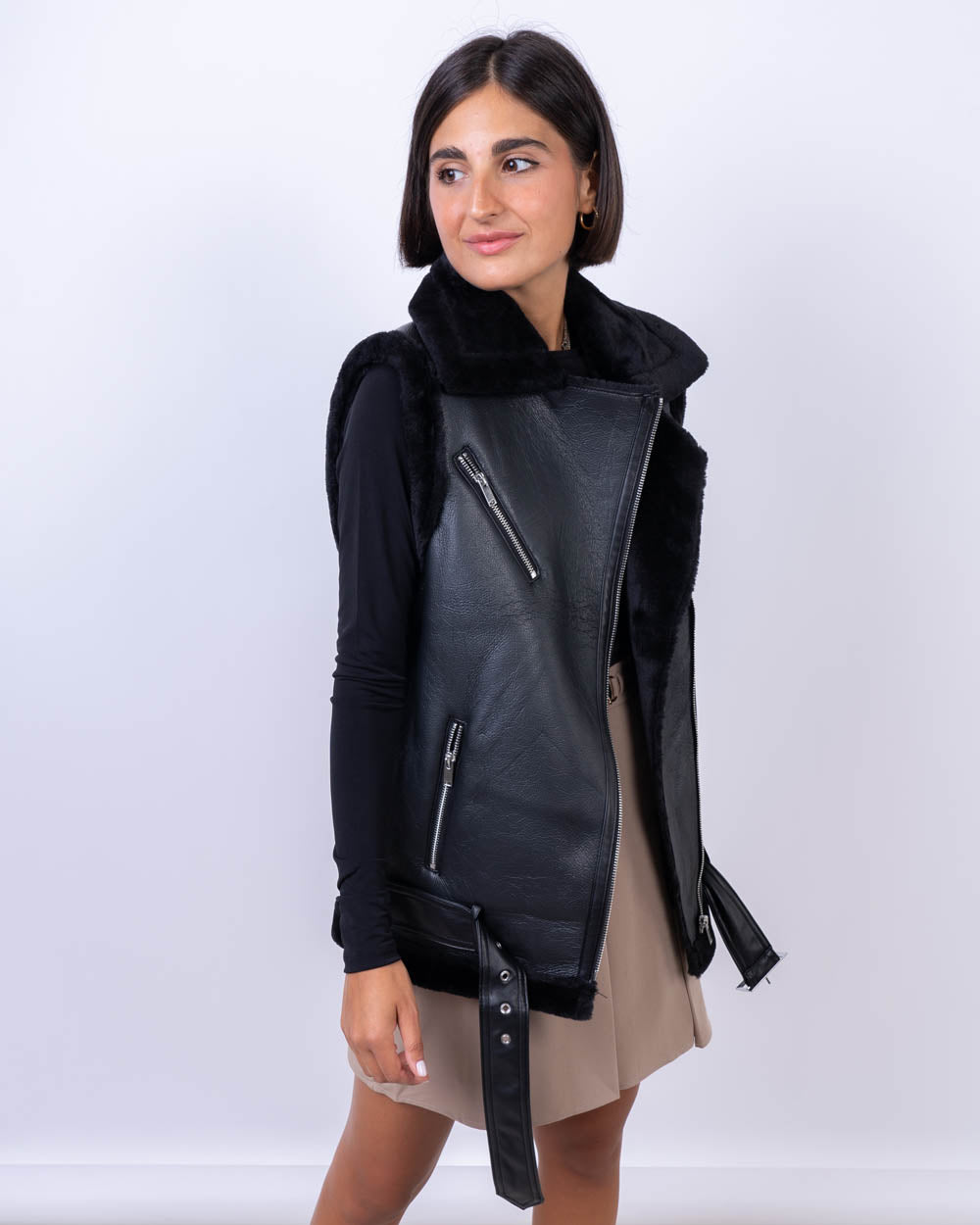 GILET NORA NERO