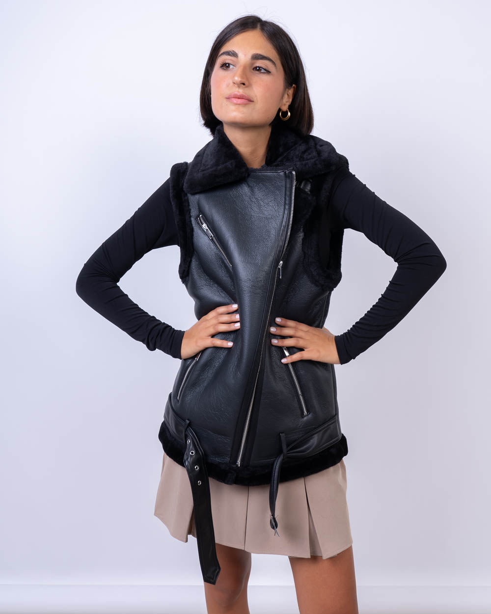 GILET NORA NERO
