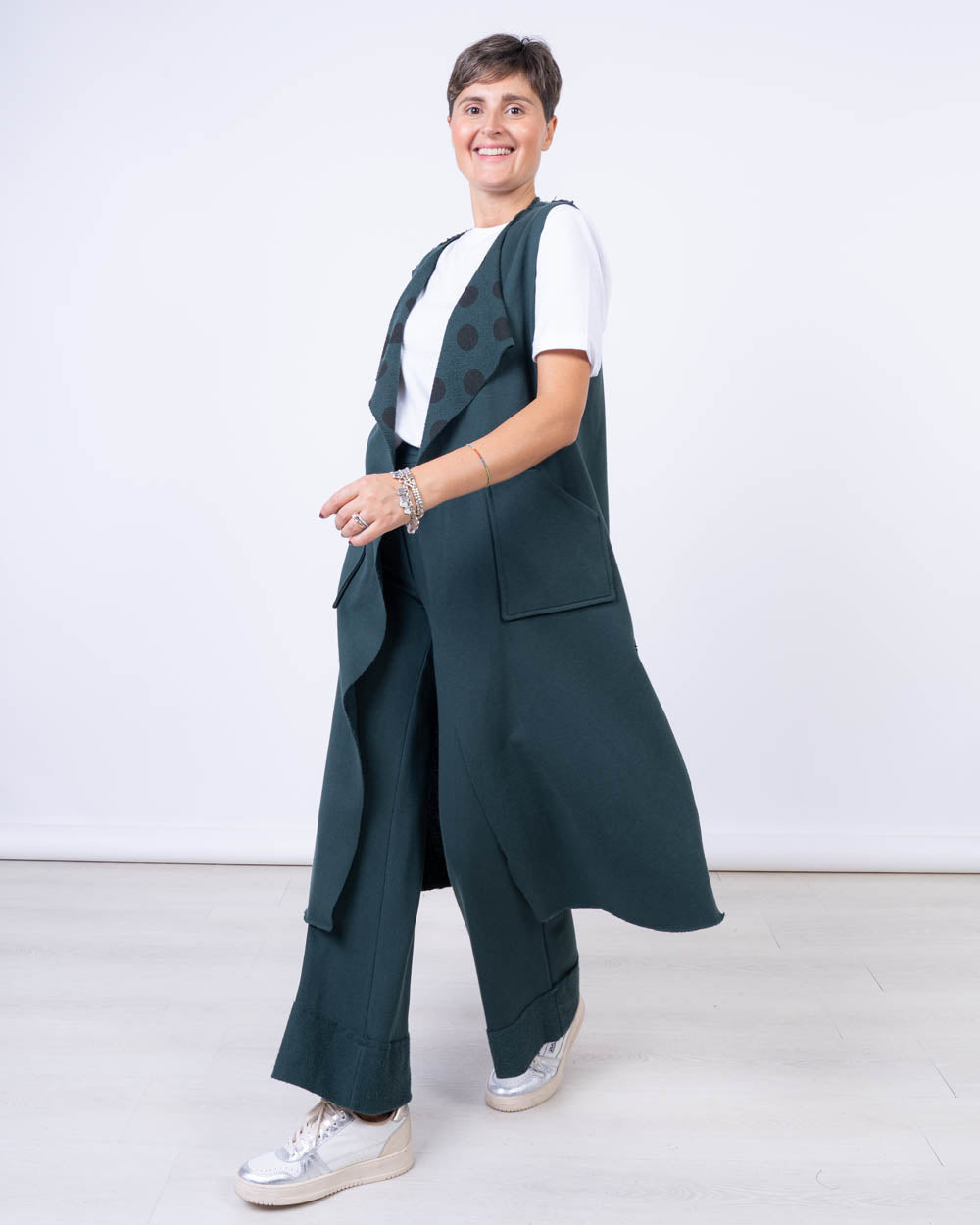 GILET TIRAMISU' VERDE