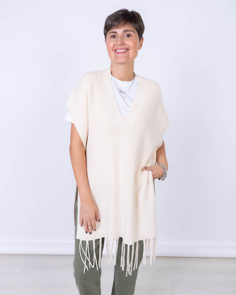 GILET ZAFFERANO PANNA