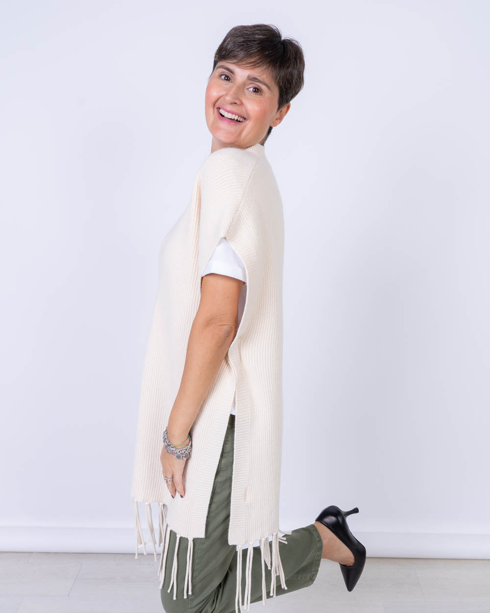 GILET ZAFFERANO PANNA