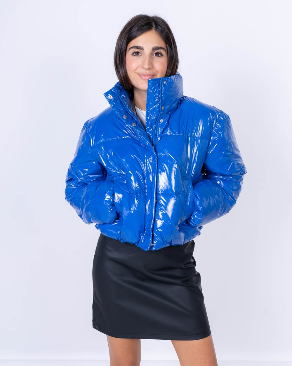 GIUBBINO SHINY BLU
