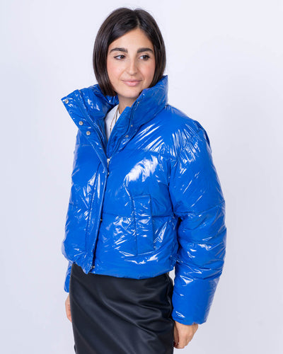 GIUBBINO SHINY BLU