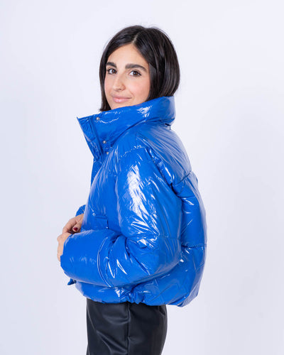 GIUBBINO SHINY BLU