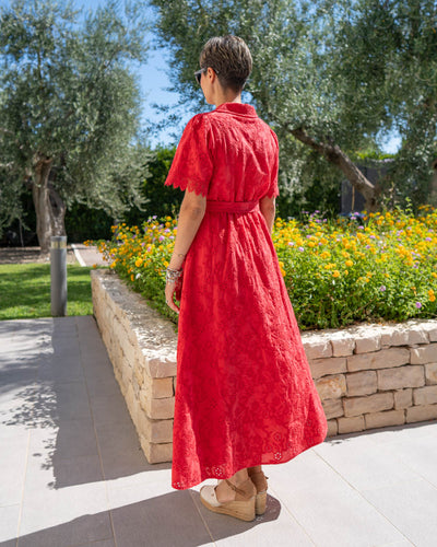 VESTITO ZELIA ROSSO