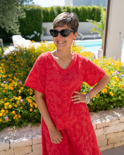 BLUSA ZENA ROSSO