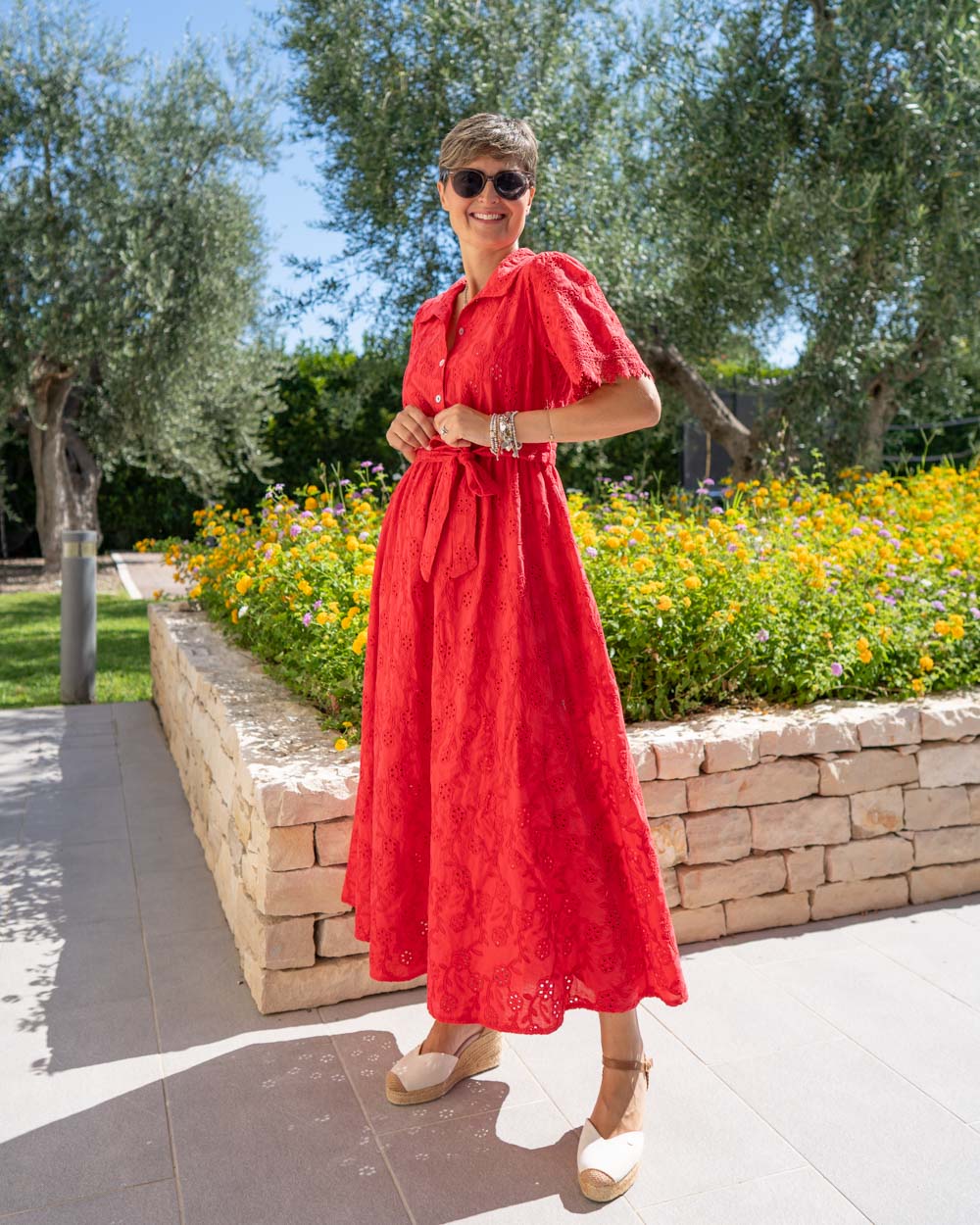 VESTITO ZELIA ROSSO