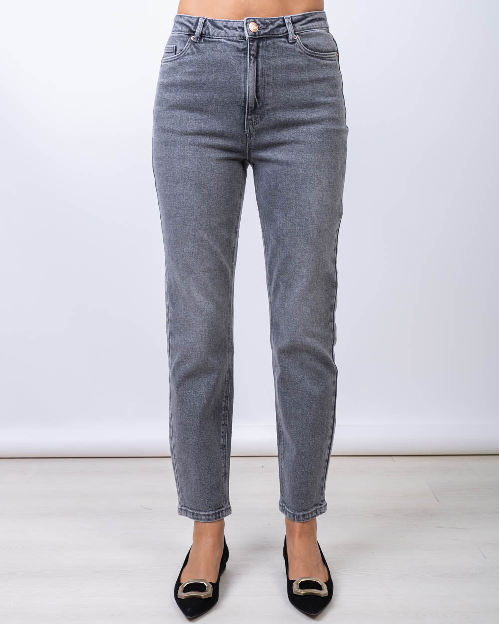 JEANS LINDA DENIM GRIGIO
