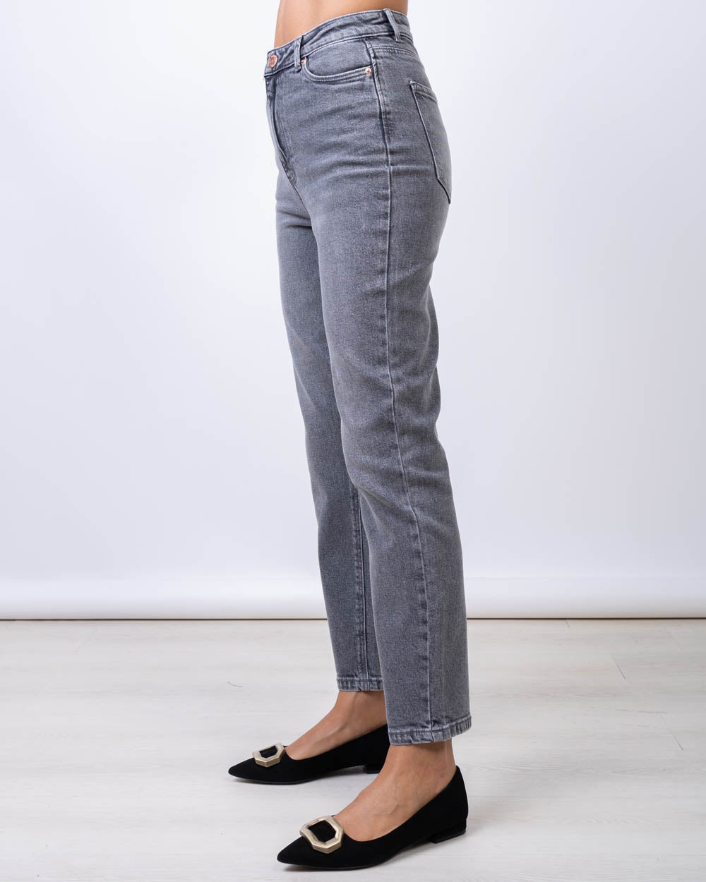 JEANS LINDA DENIM GRIGIO