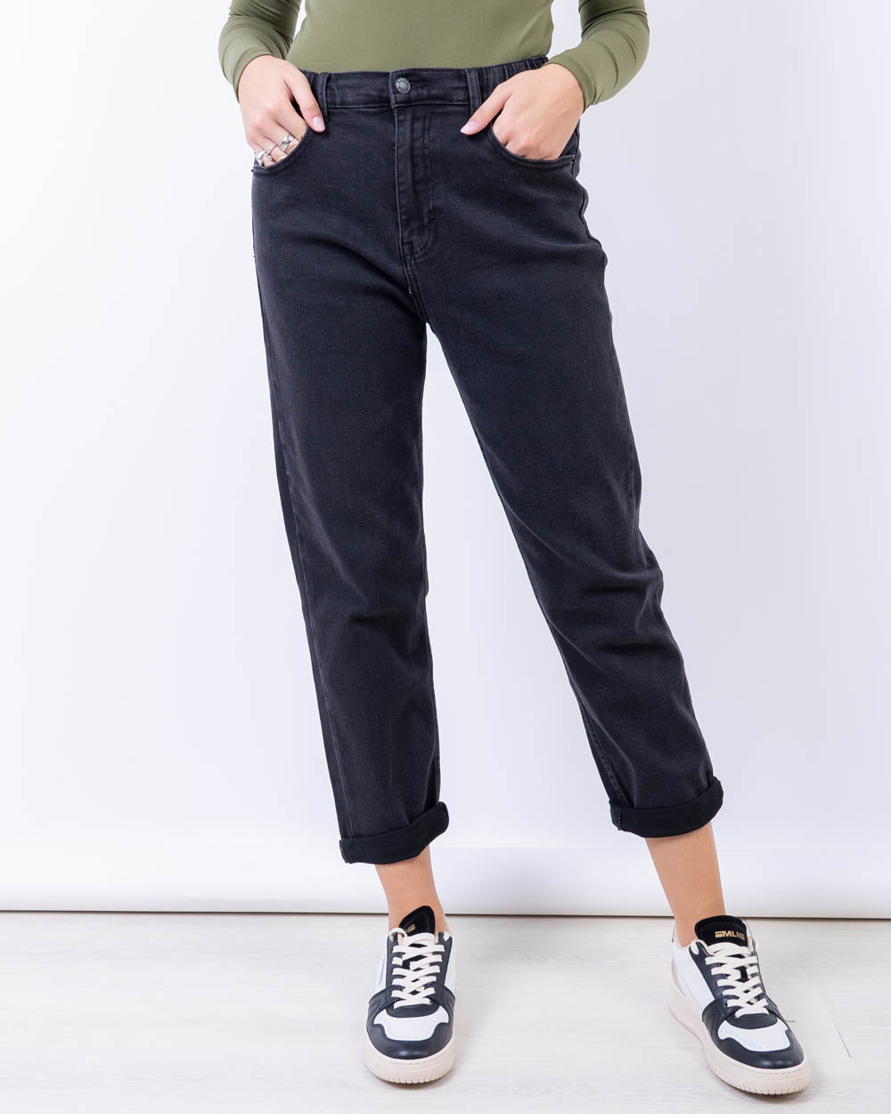 JEANS MIRELLA NERO DENIM