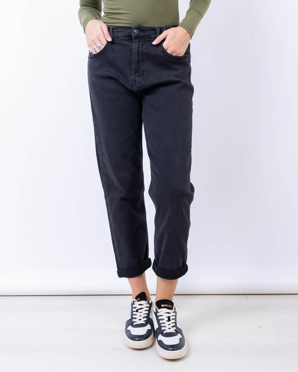 JEANS MIRELLA NERO DENIM