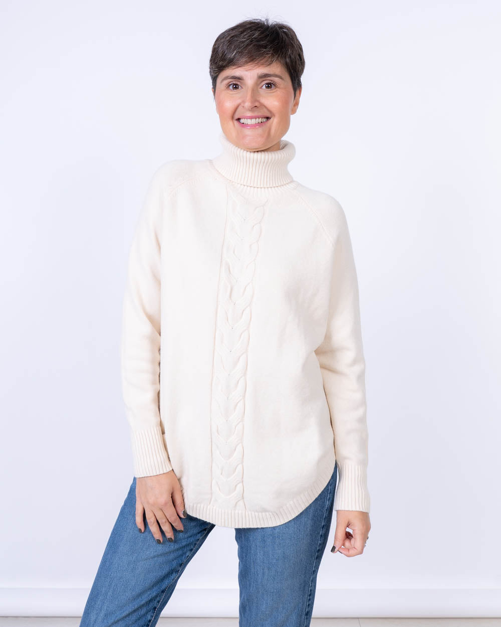 MAGLIONE ANICE PANNA