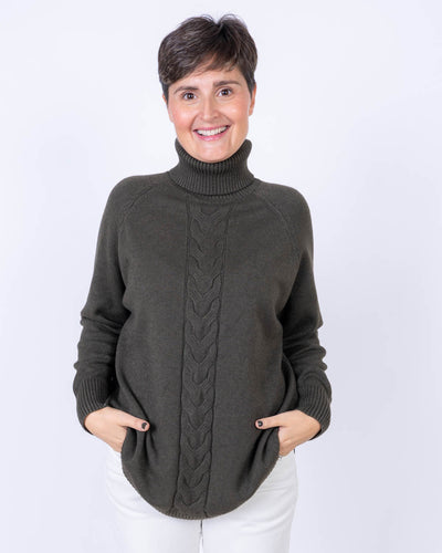 MAGLIONE ANICE VERDE MILITARE