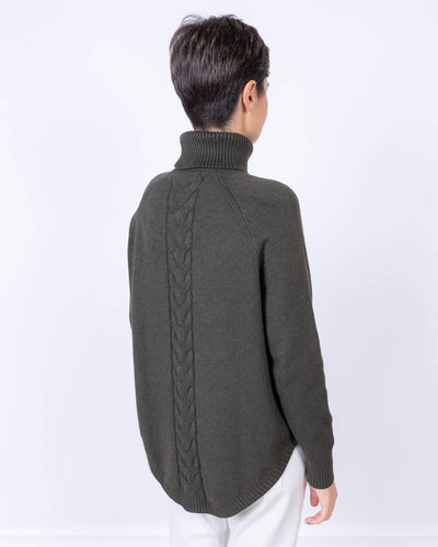 MAGLIONE ANICE VERDE MILITARE
