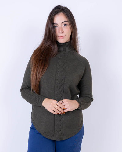 MAGLIONE ANICE VERDE MILITARE