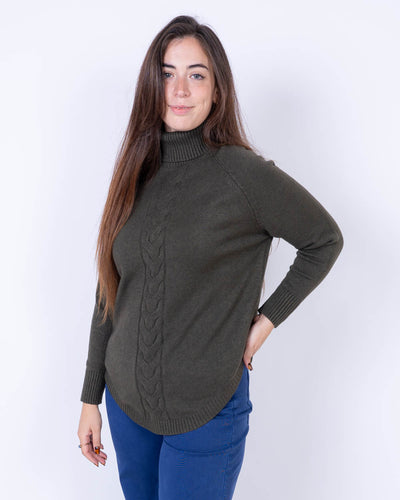 MAGLIONE ANICE VERDE MILITARE