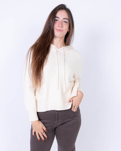MAGLIONE CANNELLA PANNA