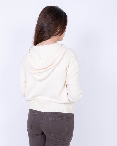 MAGLIONE CANNELLA PANNA