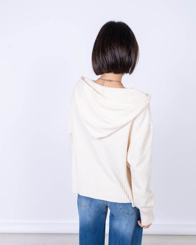 MAGLIONE CANNELLA PANNA
