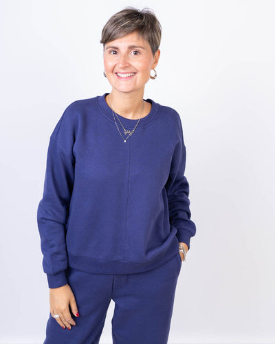 FELPA CIKA BLU INCHIOSTRO