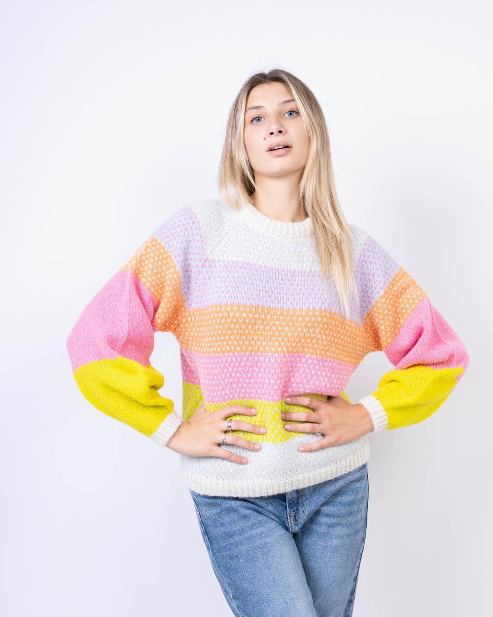 MAGLIONE CRUZ MULTICOLOR
