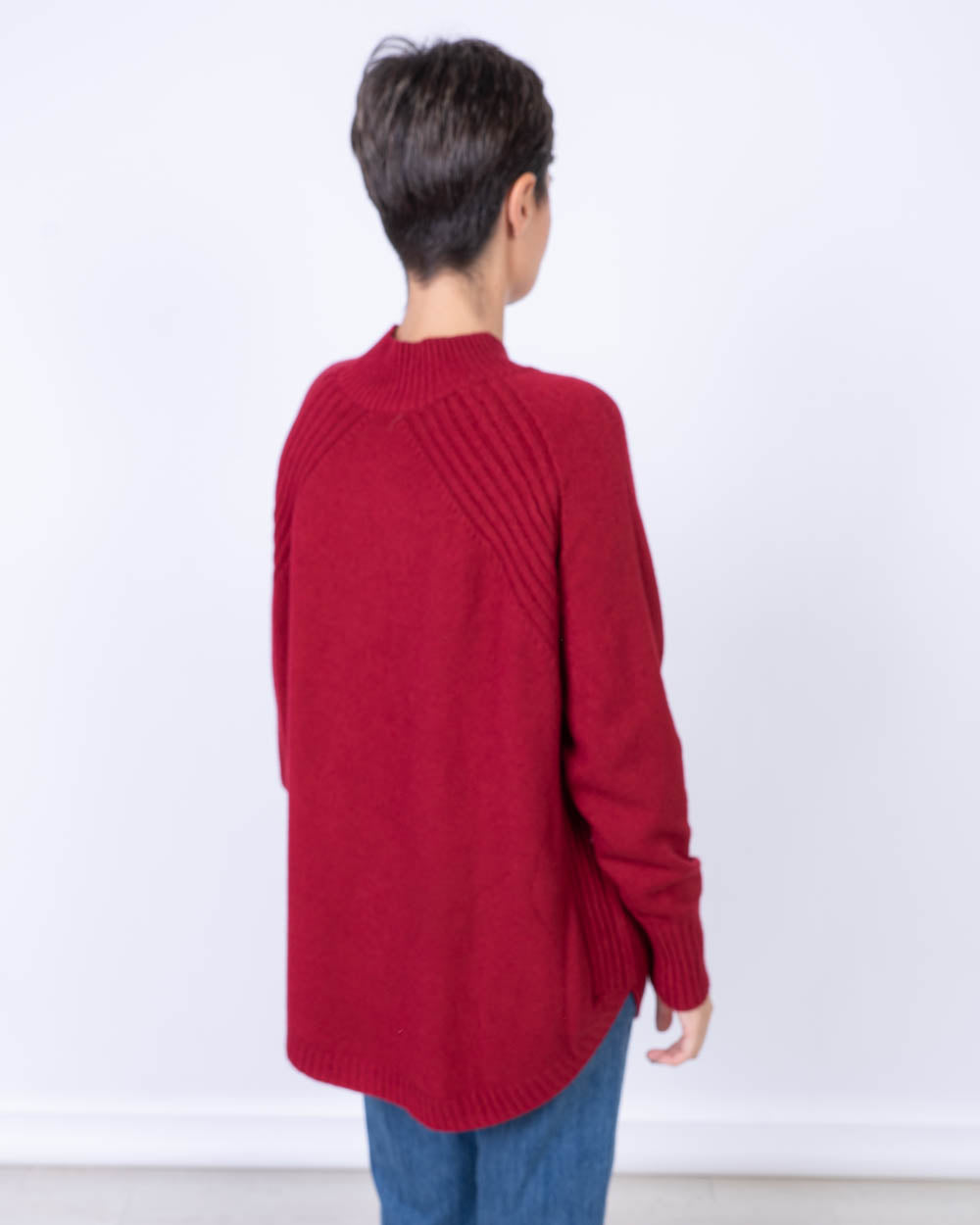 MAGLIA CURRY BORDEAUX