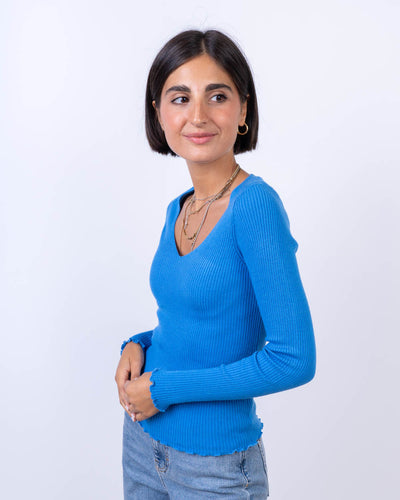 MAGLIONE EVIE COBALTO